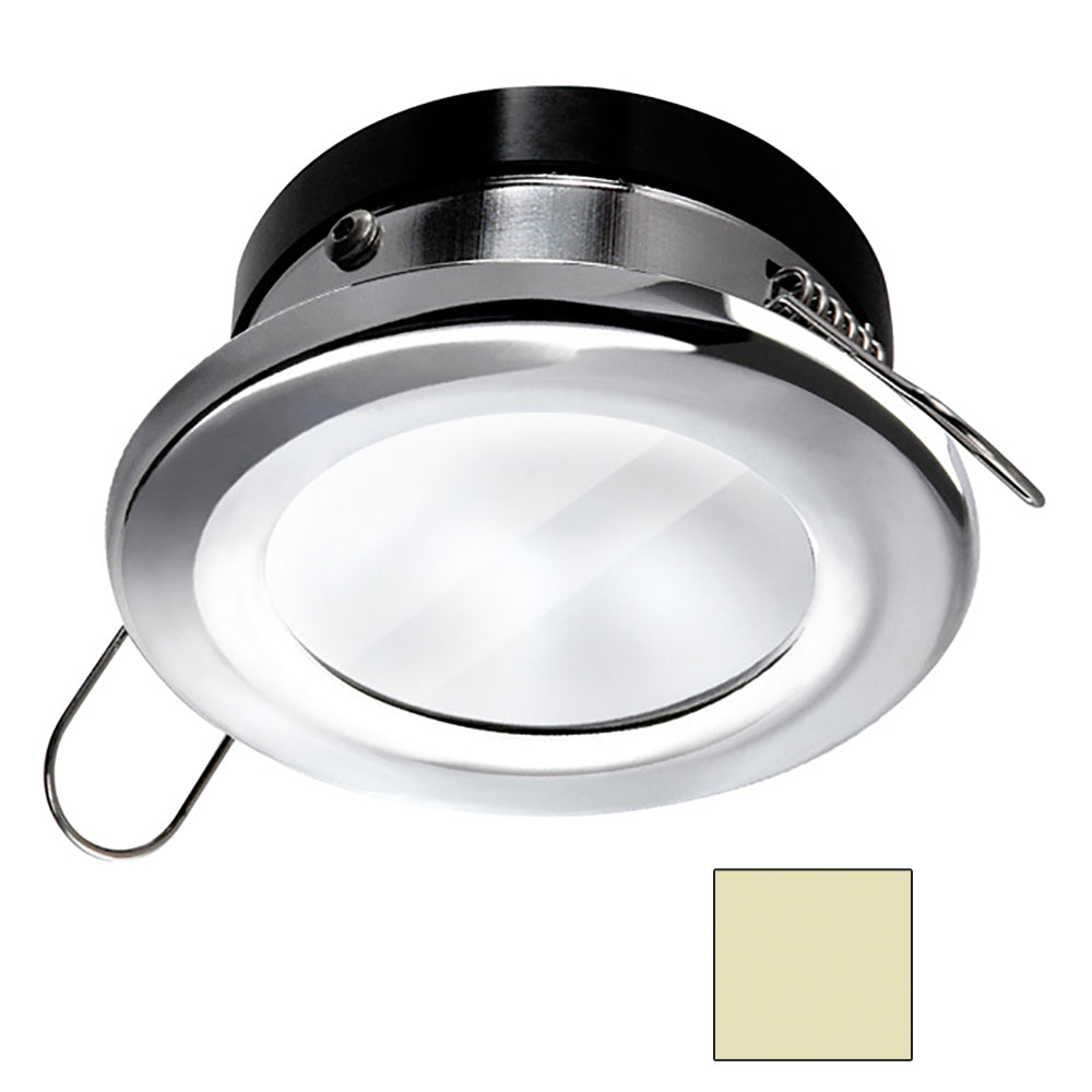 i2Systems Apeiron A1110Z - 4.5W Spring Mount Light - Round - Warm White - Chrome Finish [A1110Z-11CAB]