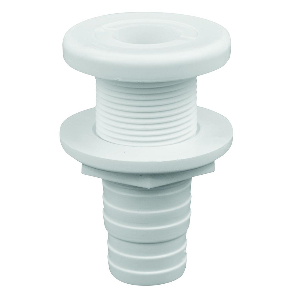 Attwood White Plastic Thru-Hull Fitting - 1-1/8" Inner Diameter [3874-3]