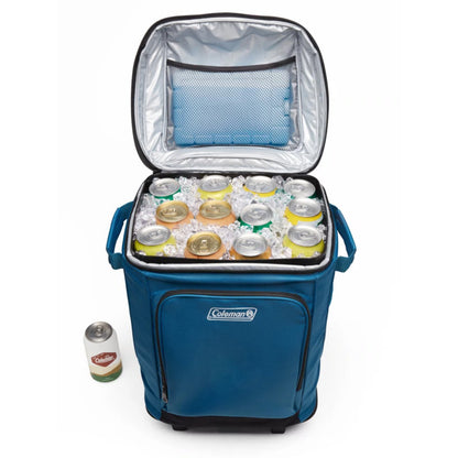 Coleman CHILLER 42-Can Soft-Sided Portable Cooler w/Wheels - Deep Ocean [2158120]