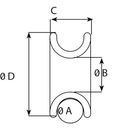 Wichard FRX15 Friction Ring - 15mm (19/32") [FRX15 / 21510]