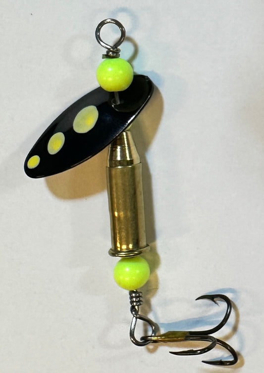 Speeding Bullet Lures - The Black/yellow